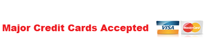 Major Credit Cards Accepted